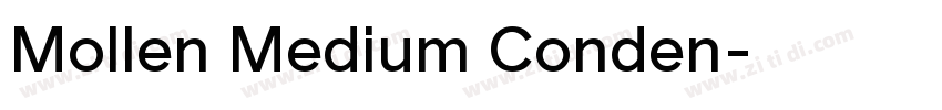 Mollen Medium Conden字体转换 Mollen Medium Conden字体转换